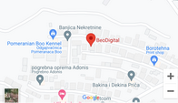 Mapa lokacije servisa BeoDigital.